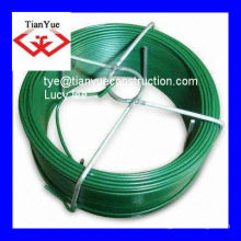 Alambre recubierto de PVC verde (fábrica profesional)